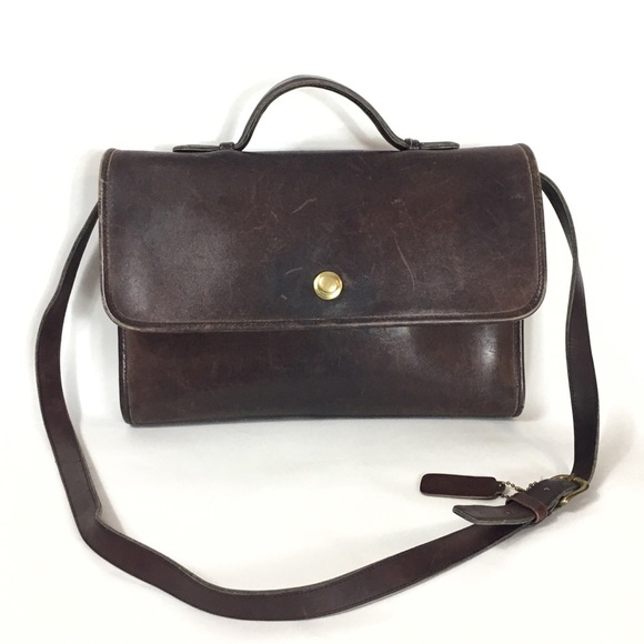 Vintage Coach Avenue Crossbody Bag 9886 Brown